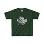 Silver Crystal Dragon Kids Heavy Cotton T-Shirt