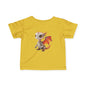Cute Little Red Robot Dragon Infant Fine Jersey T-Shirt - Teeny Tiny Dragons