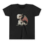 Red Eyed Robot Dragon - Youth Short Sleeve T-Shirt - Teeny Tiny Dragons
