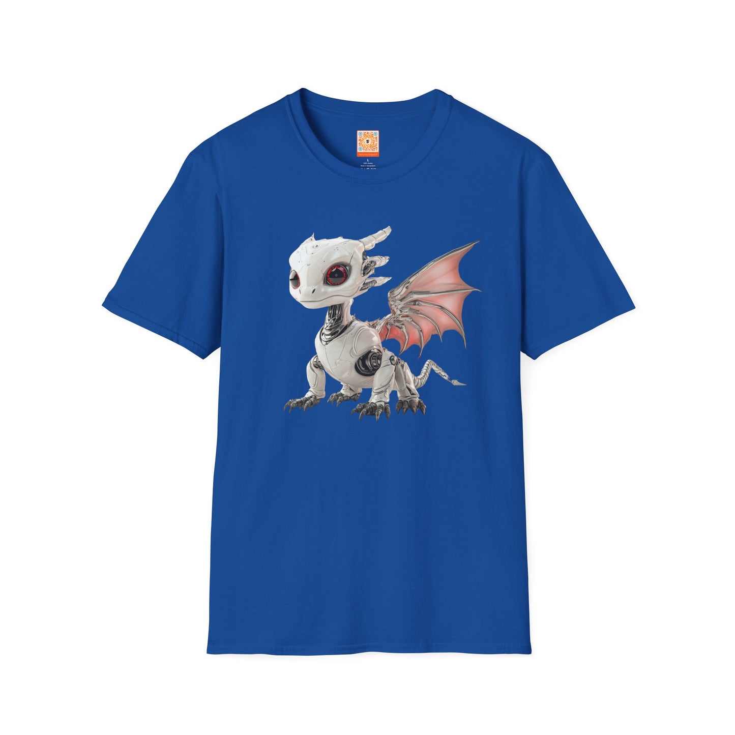 Blush Robot Dragon Adult T-Shirt - Teeny Tiny Dragons