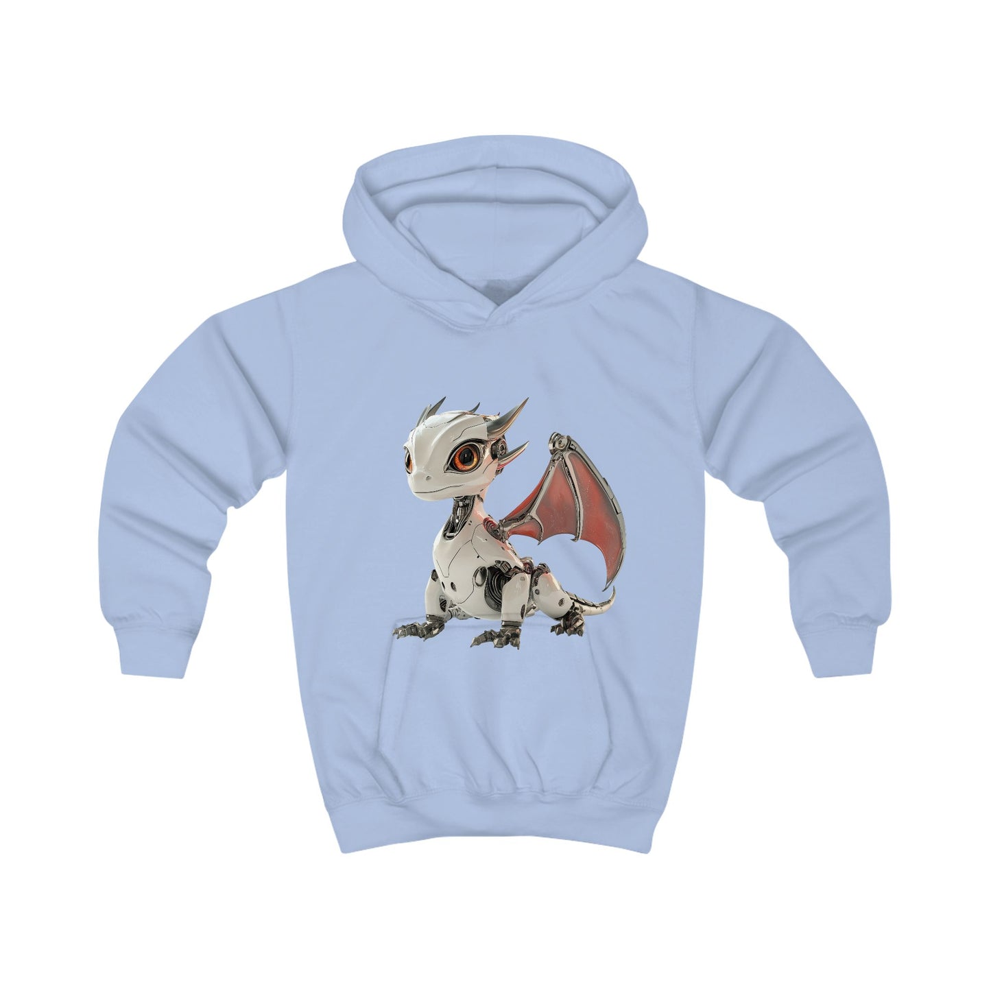 Cybernetic Robot Dragon Kids Hoodie - Teeny Tiny Dragons