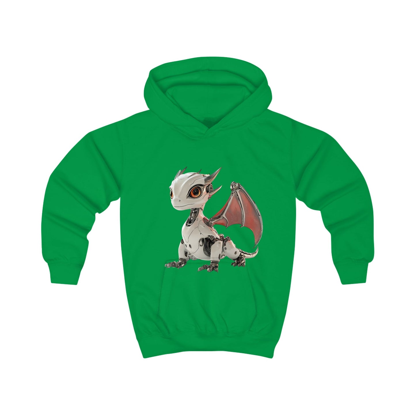 Cybernetic Robot Dragon Kids Hoodie - Teeny Tiny Dragons