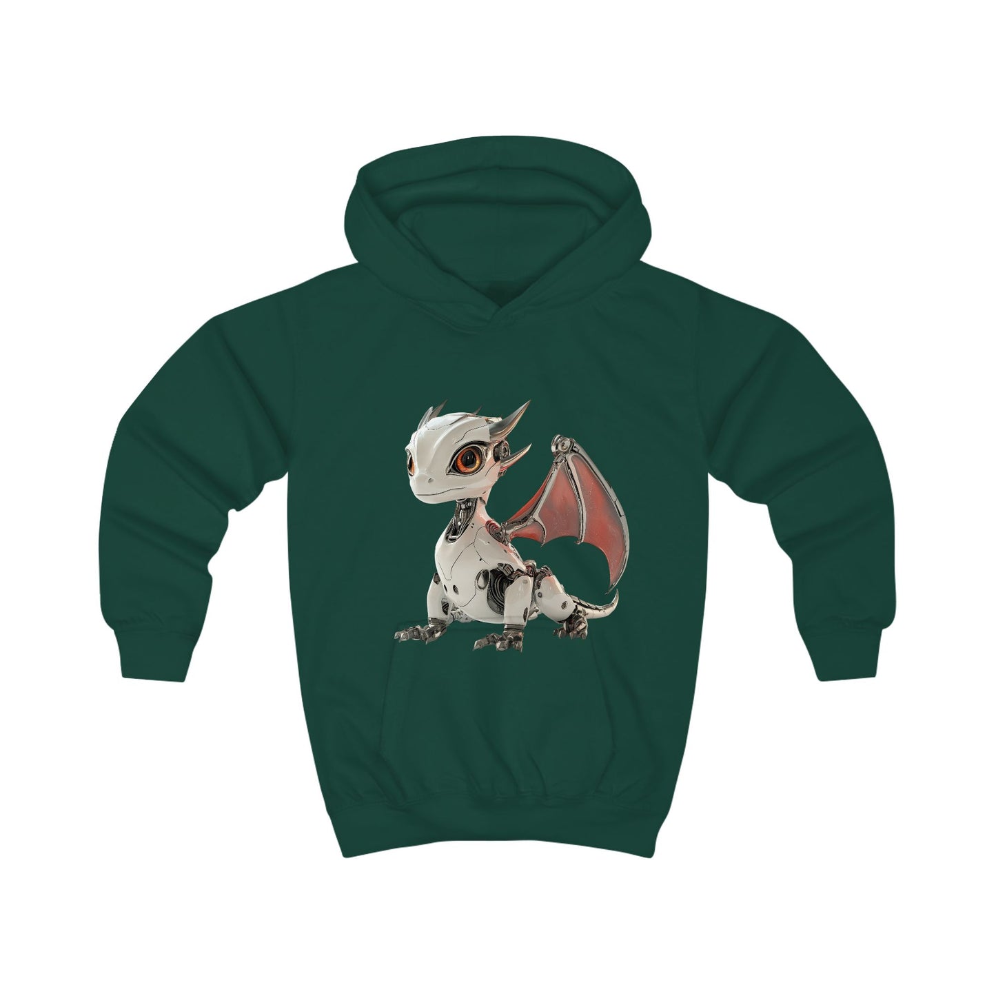 Cybernetic Robot Dragon Kids Hoodie - Teeny Tiny Dragons