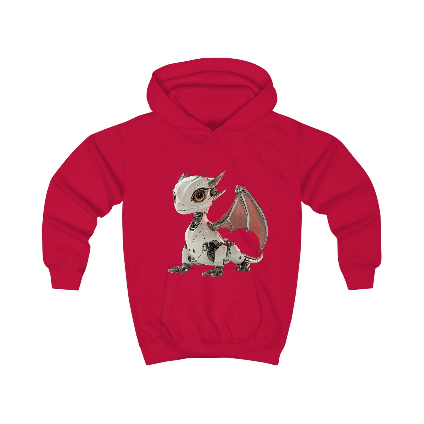 Cybernetic Robot Dragon Kids Hoodie - Teeny Tiny Dragons