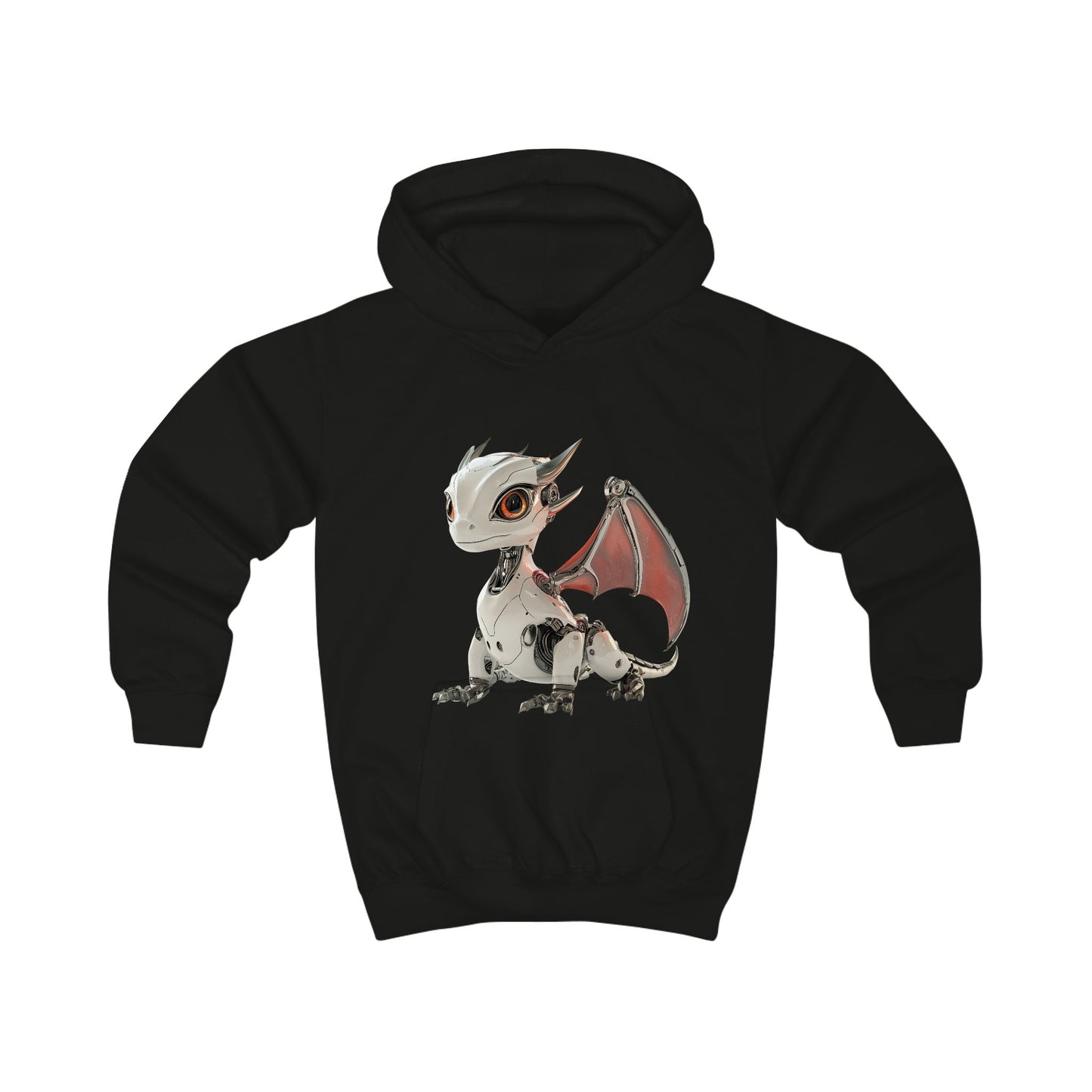 Cybernetic Robot Dragon Kids Hoodie - Teeny Tiny Dragons