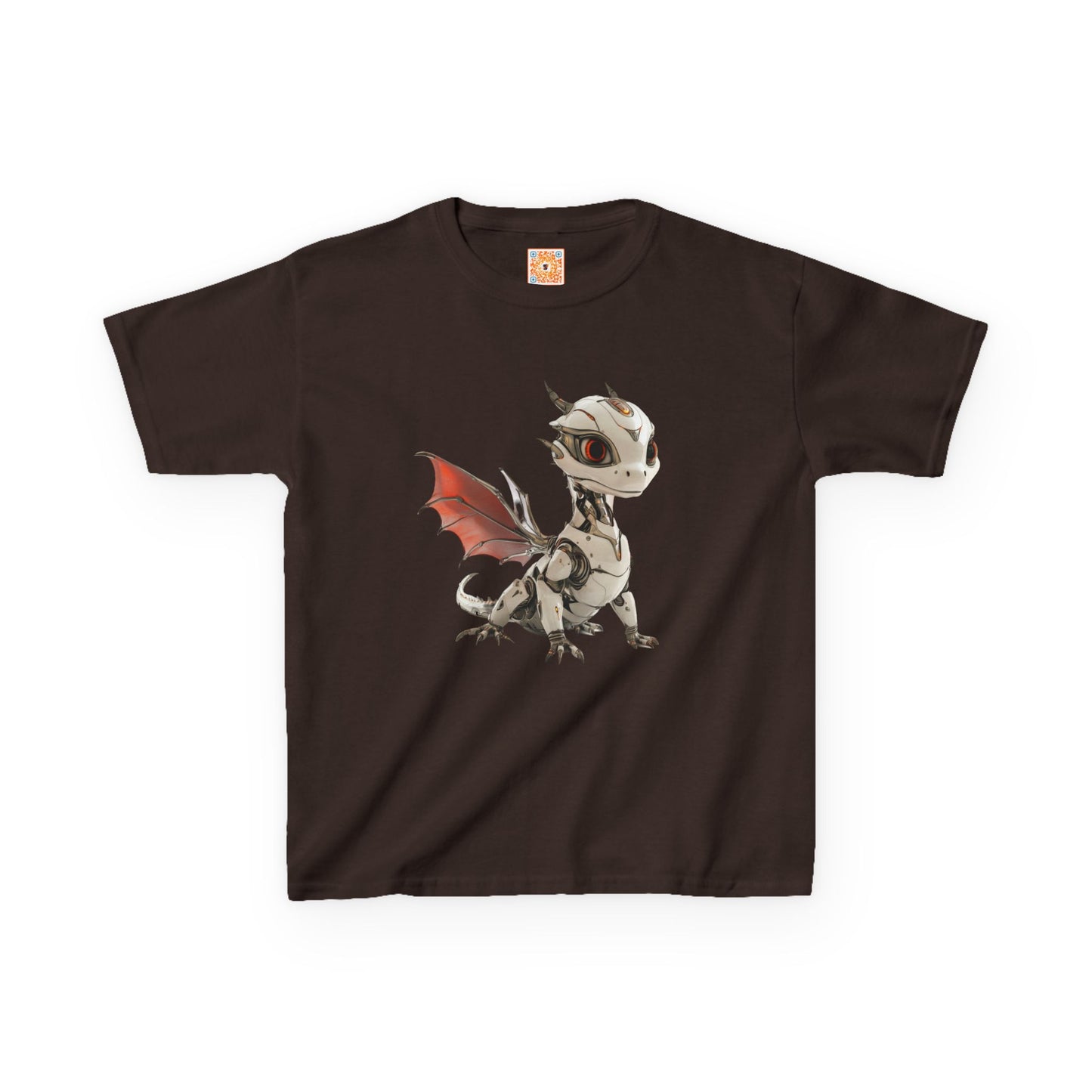 Cool Standing Robot Dragon Kids 100% Cotton T-Shirt - Teeny Tiny Dragons