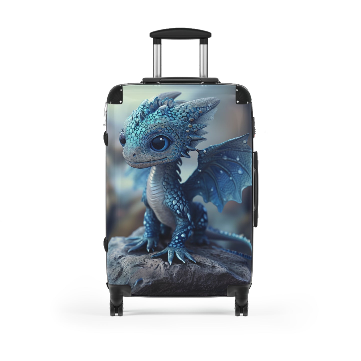 Beautiful Blue Dragon Kids Suitcase | Teeny Tiny Dragons