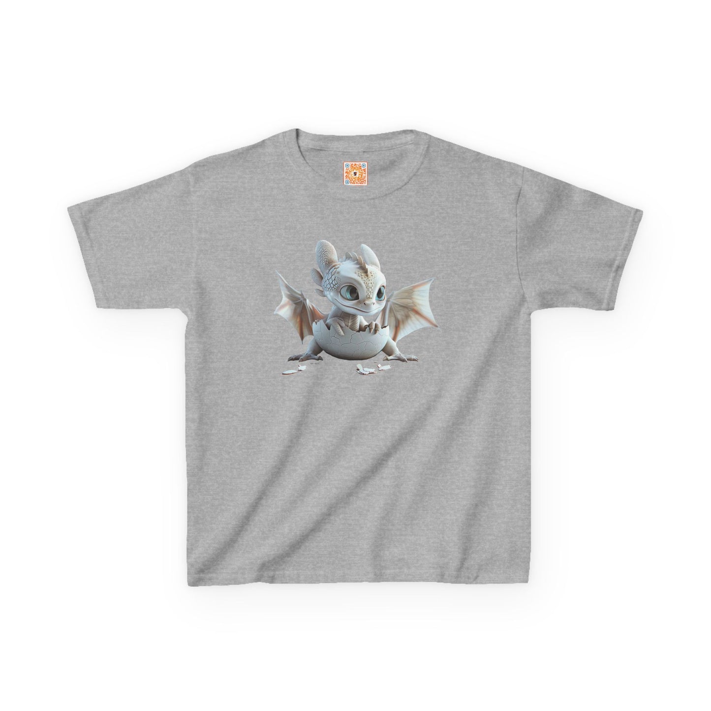 Baby Dragon Hatching Kids Heavy Cotton T-Shirt - Teeny Tiny Dragons