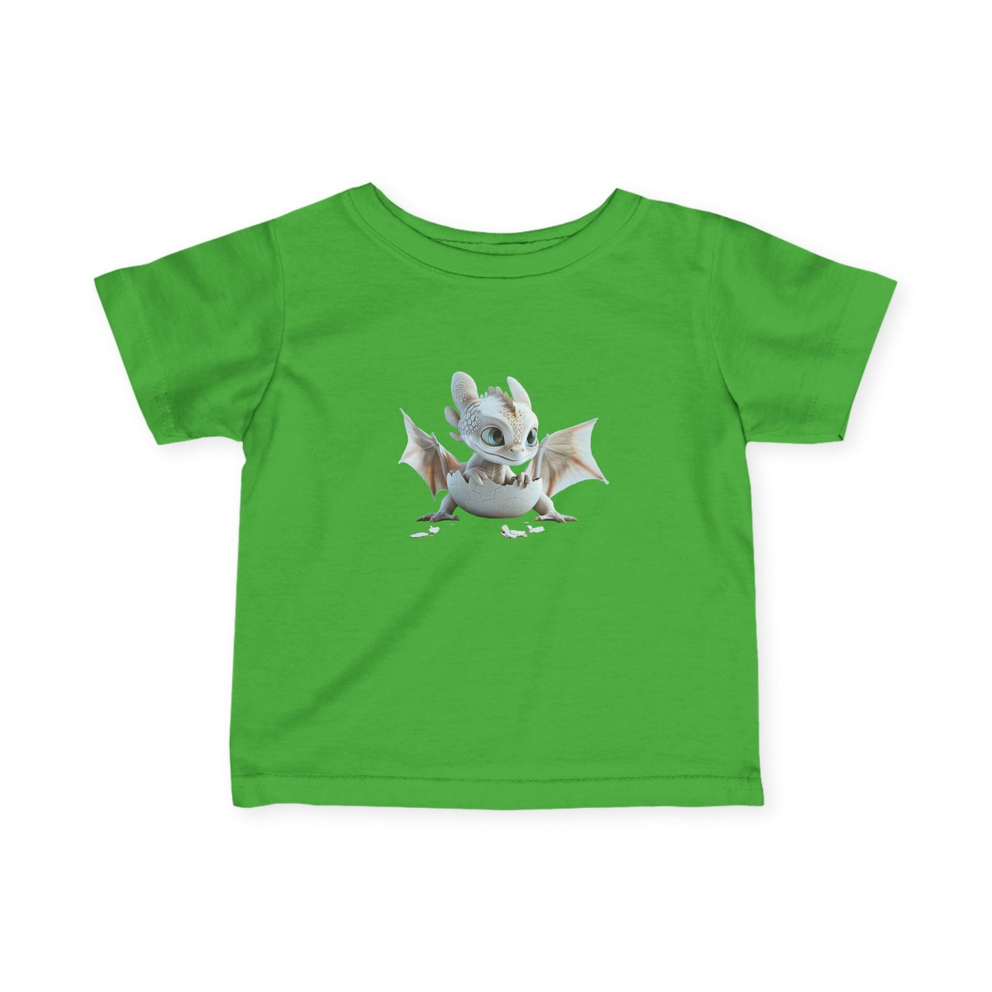 Sweet Little Dragon Infant Fine Jersey T-Shirt - Teeny Tiny Dragons