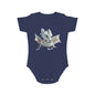 Short Sleeve Baby Bodysuit with an Adorable Baby Dragon