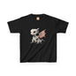Sitting Grey Robot Dragon Kids 100% Cotton T-Shirt - Teeny Tiny Dragons