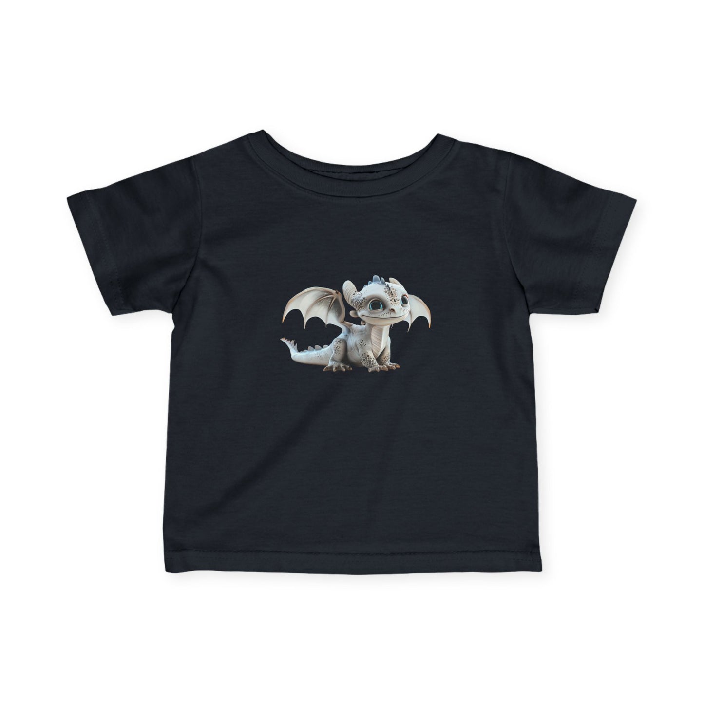 Charming Baby Dragon Infant Fine Jersey T-Shirt - Teeny Tiny Dragons