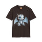 Blue Robot Dragon Adult Unisex Softstyle T-Shirt - Teeny Tiny Dragons