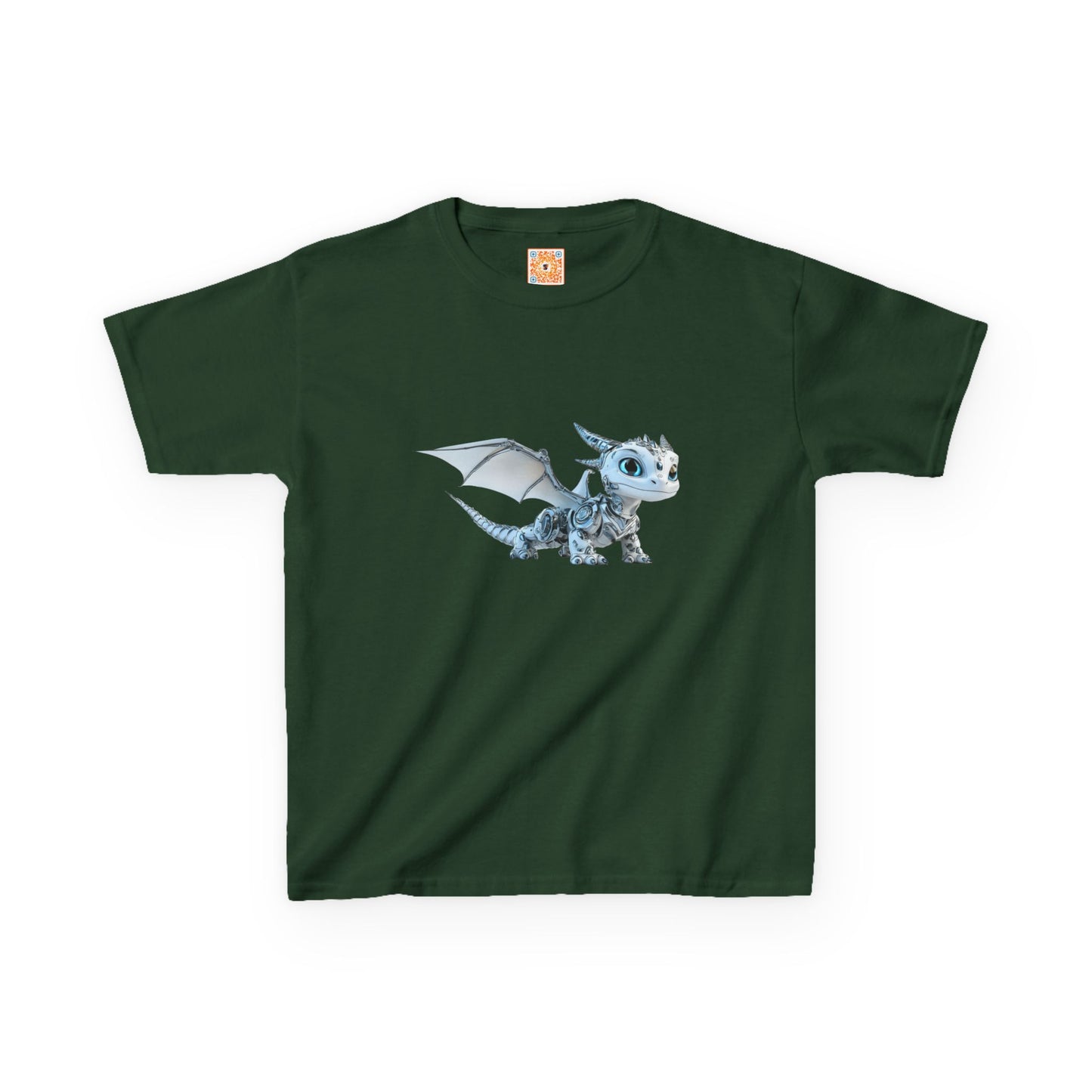 Fun Flying Robot Dragon Kids Heavy Cotton Tee - Teeny Tiny Dragons
