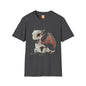 Sitting Robot Dragon Adult Unisex Softstyle T-Shirt - Teeny Tiny Dragons