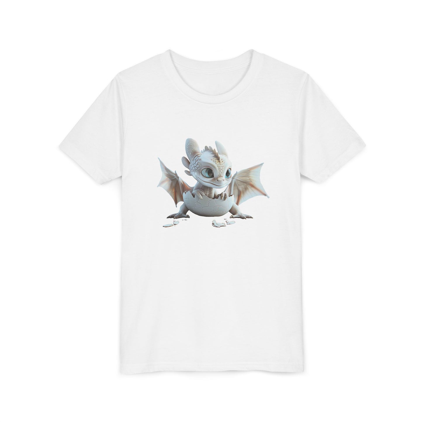 Just Hatched Baby Dragon - Youth Short Sleeve T-Shirt - Teeny Tiny Dragons