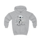 White Robot Dragon Kids Hoodie | Teeny Tiny Dragons