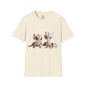 Twin Baby Dragons Adult Unisex Softstyle T-Shirt - Teeny Tiny Dragons