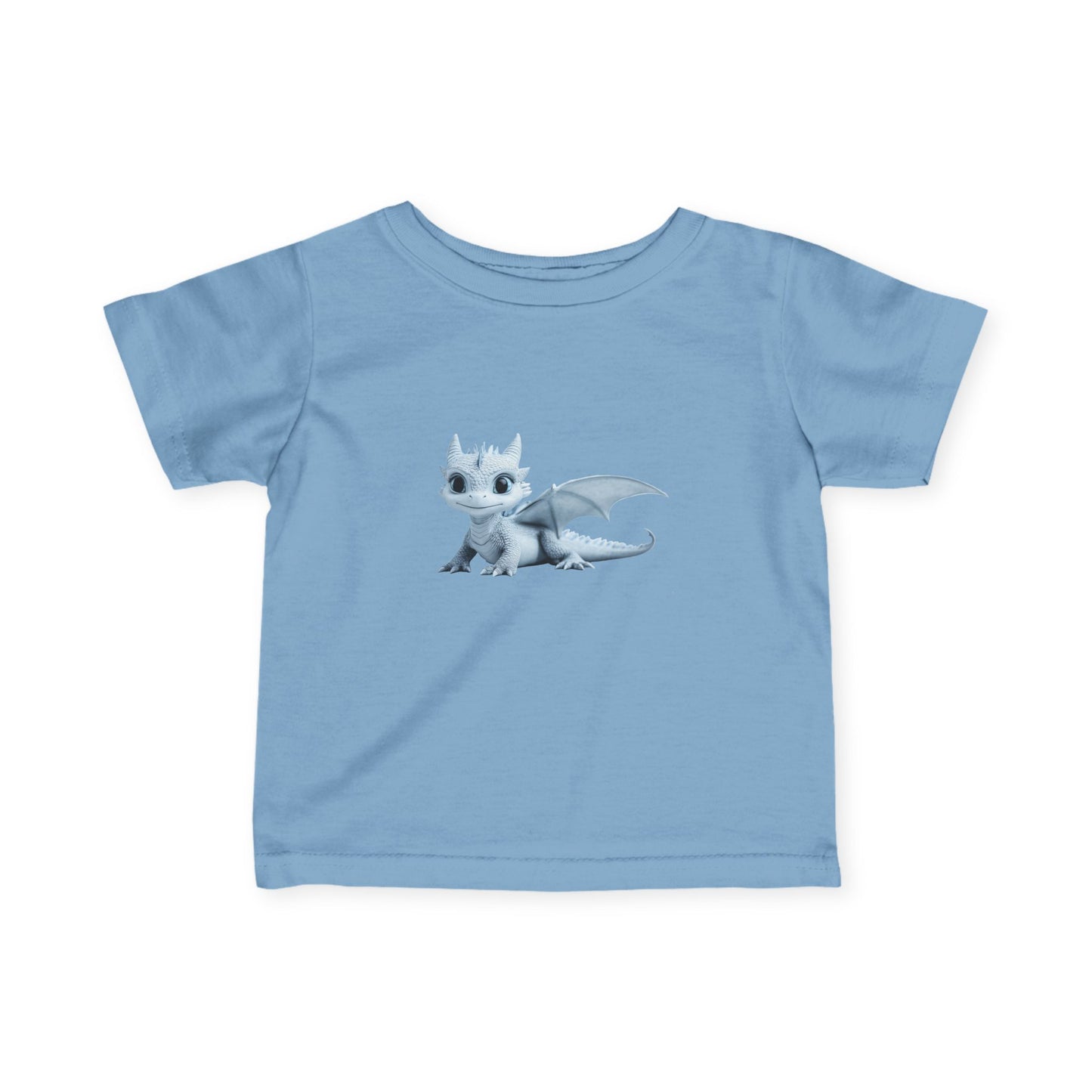 Cute Little Blue Dragon Infant Fine Jersey T-Shirt - Teeny Tiny Dragons