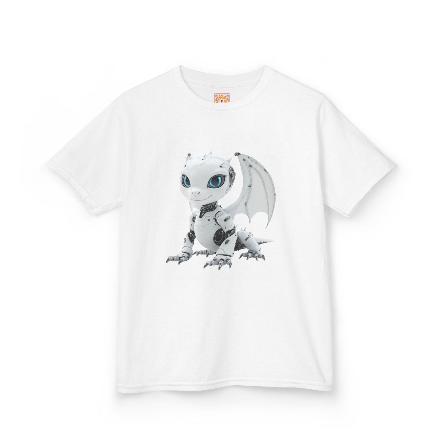 Happy Robot Dragon Kids Heavy Cotton T-Shirt - Teeny Tiny Dragons