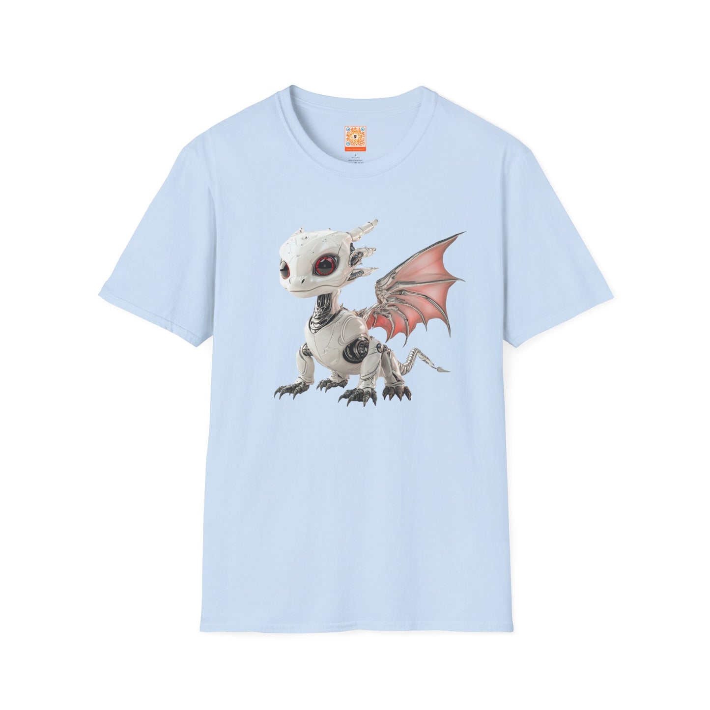 Blush Robot Dragon Adult T-Shirt - Teeny Tiny Dragons