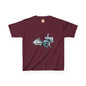 Flying White Dragon Kids Heavy Cotton T-Shirt - Teeny Tiny Dragons