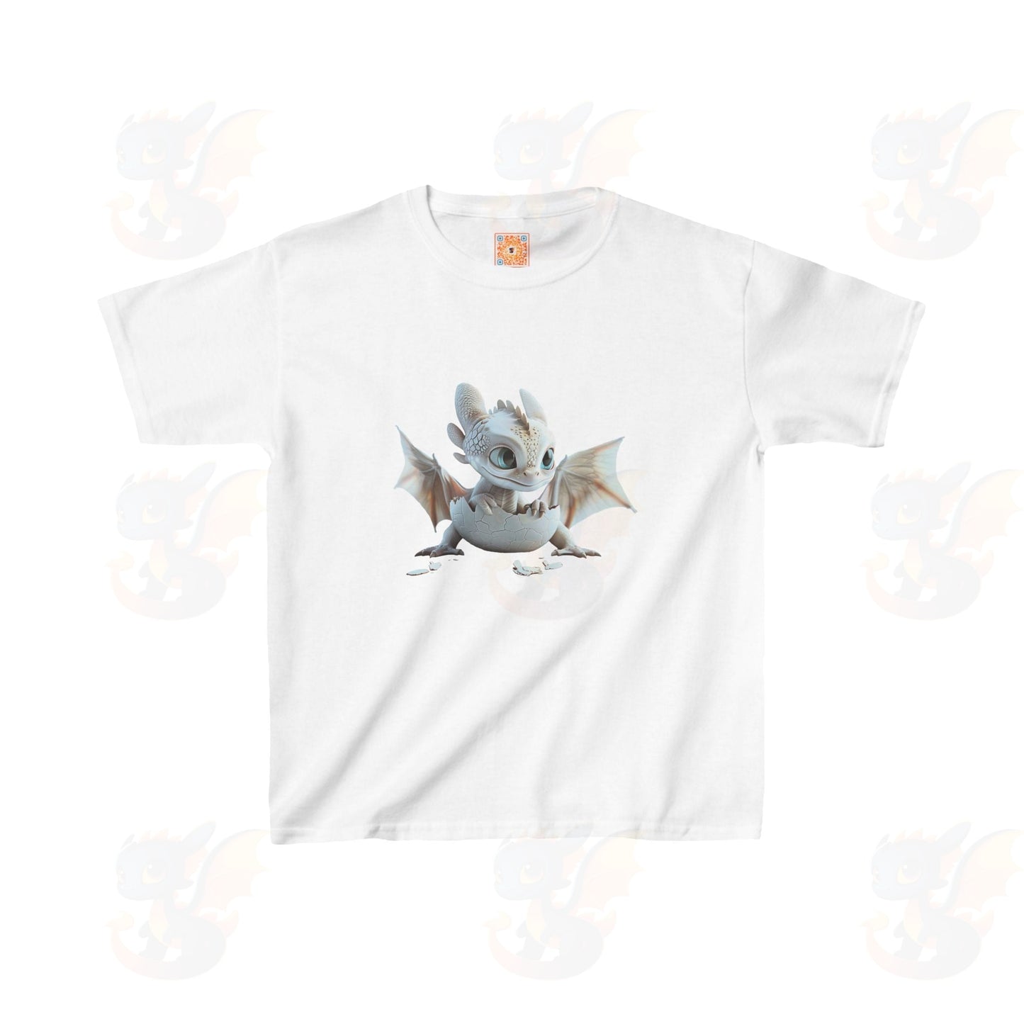 Cute Little Dragon - Kids Heavy Cotton™ T-Shirt