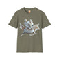 Baby Dragon Hatching from Egg Adult Unisex Softstyle T-Shirt - Teeny Tiny Dragons