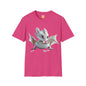 Baby Dragon Hatching from Egg Adult Unisex Softstyle T-Shirt - Teeny Tiny Dragons
