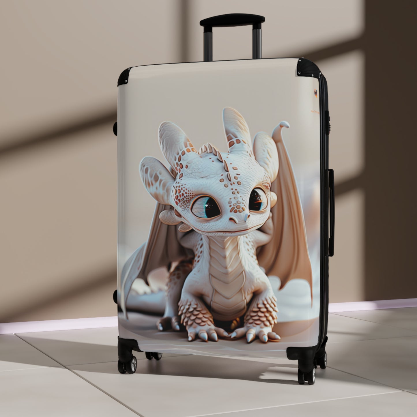 Little Brown Dragon Kids Suitcase | Teeny Tiny Dragons