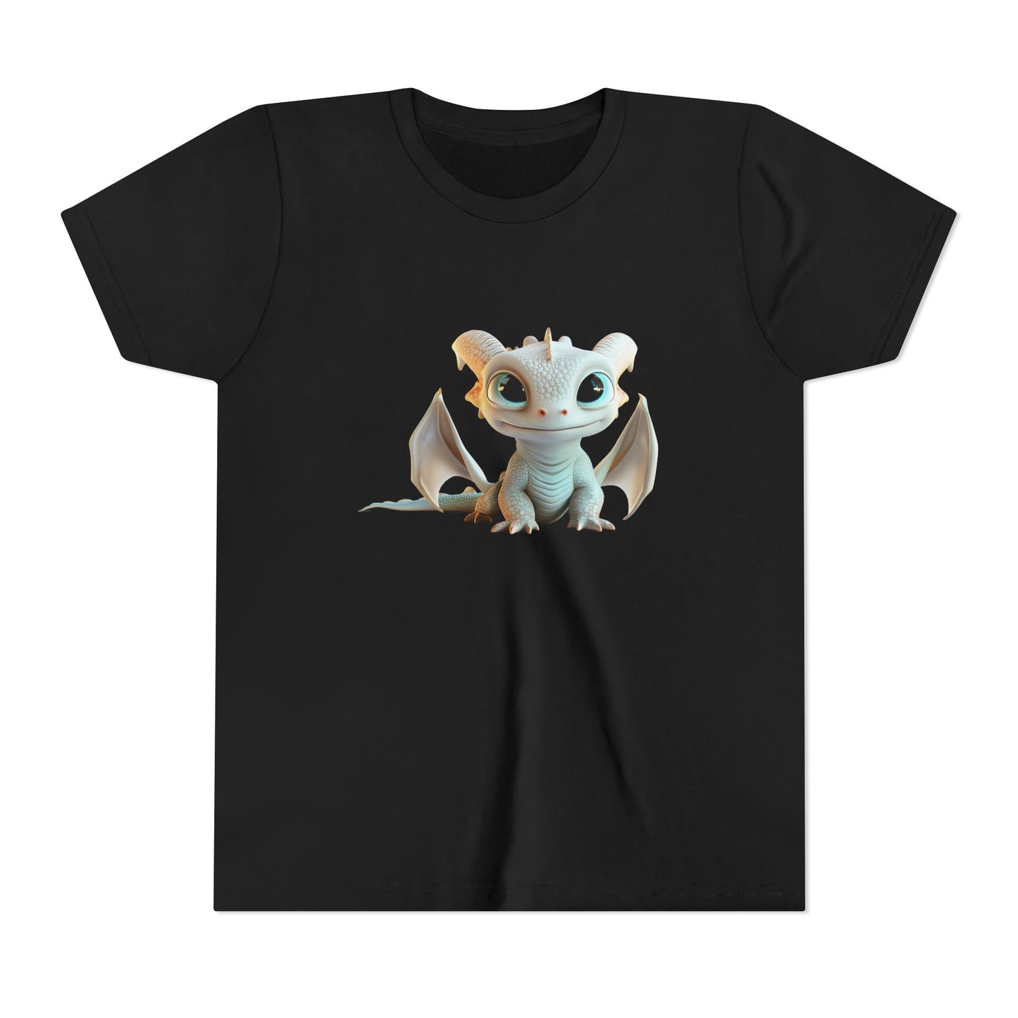 Big Eyed Baby Dragon - Youth Short Sleeve T-Shirt - Teeny Tiny Dragons