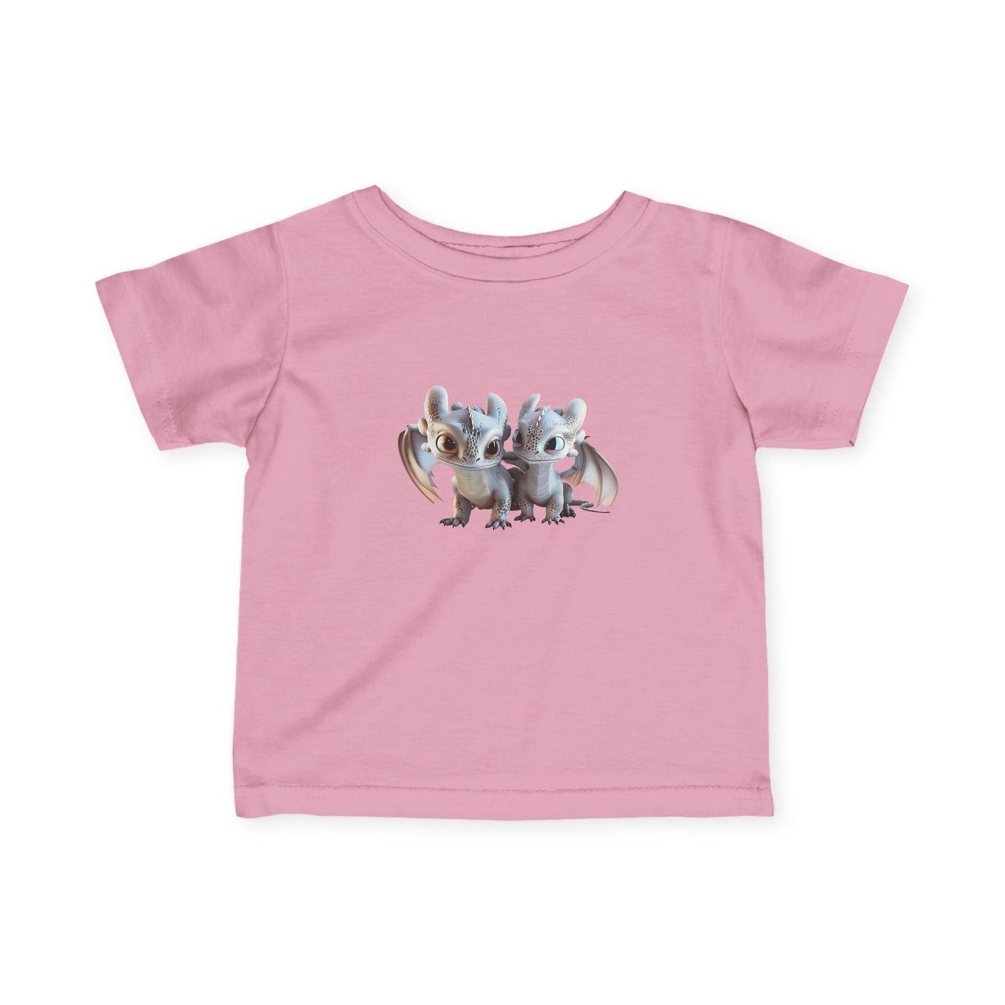 Icy Twin Baby Dragons Infant Fine Jersey T-Shirt - Teeny Tiny Dragons