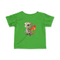 Cute Little Red Robot Dragon Infant Fine Jersey T-Shirt - Teeny Tiny Dragons