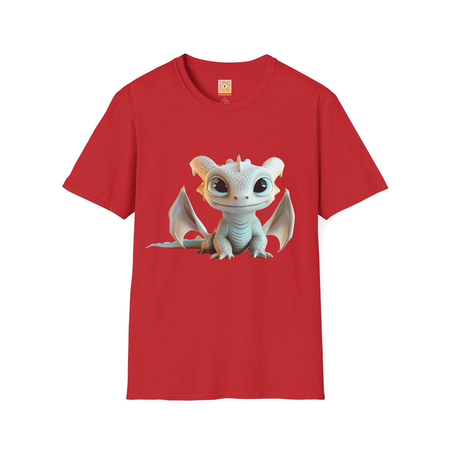 Cute Little Dragon Adult Unisex Softstyle T-Shirt - Teeny Tiny Dragons