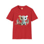 Cute Little Dragon Adult Unisex Softstyle T-Shirt - Teeny Tiny Dragons