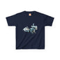 Flying White Dragon Kids Heavy Cotton T-Shirt - Teeny Tiny Dragons