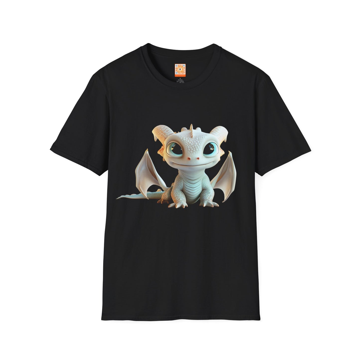 Cute Little Dragon Adult Unisex Softstyle T-Shirt - Teeny Tiny Dragons