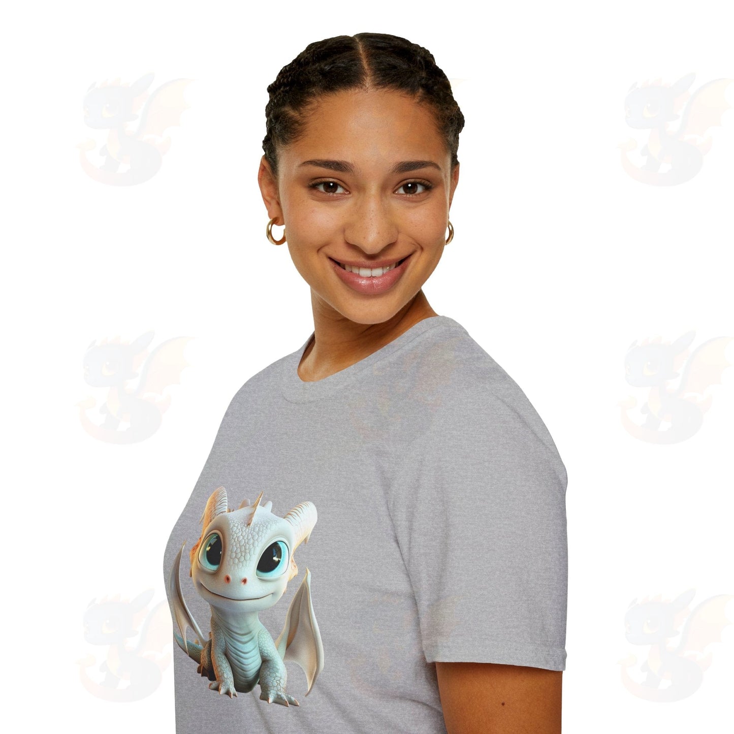 Cute Little Dragon - Unisex Softstyle T-Shirt
