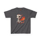 Red Robot Dragon Kids Heavy Cotton T-Shirt - Teeny Tiny Dragons