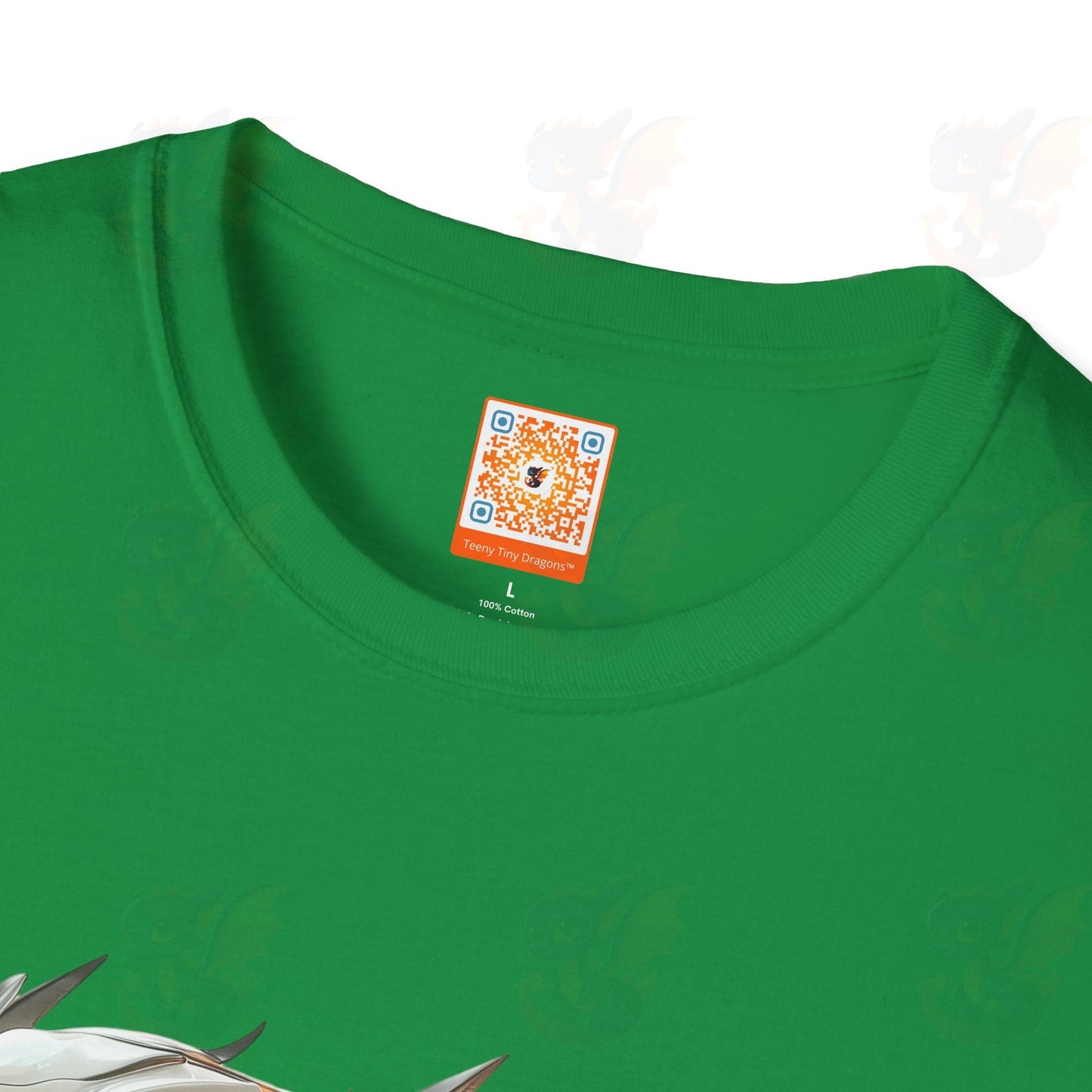 Adult Robot Dragon Design Unisex Softstyle T-Shirt