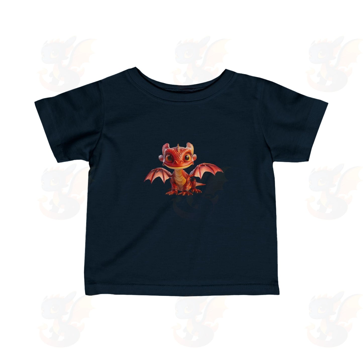 Adorable Red Dragon -  Infant Fine Jersey T-shirt