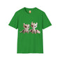 Twin Baby Dragons Adult Unisex Softstyle T-Shirt - Teeny Tiny Dragons