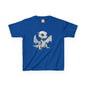 Cute White Robot Dragon Kids Heavy Cotton T-Shirt - Teeny Tiny Dragons