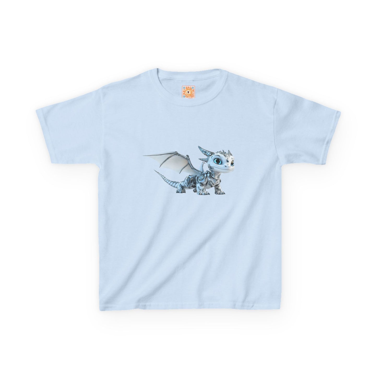 Fun Flying Robot Dragon Kids Heavy Cotton Tee - Teeny Tiny Dragons