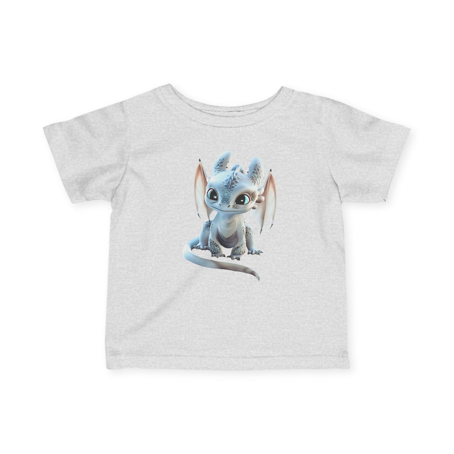 Cute Little Blue Dragon Infant Fine Jersey T-Shirt - Teeny Tiny Dragons