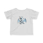 Blue Robot Dragon Infant Fine Jersey T-Shirt - Teeny Tiny Dragons