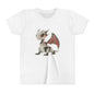 Red Eyed Robot Dragon - Youth Short Sleeve T-Shirt - Teeny Tiny Dragons