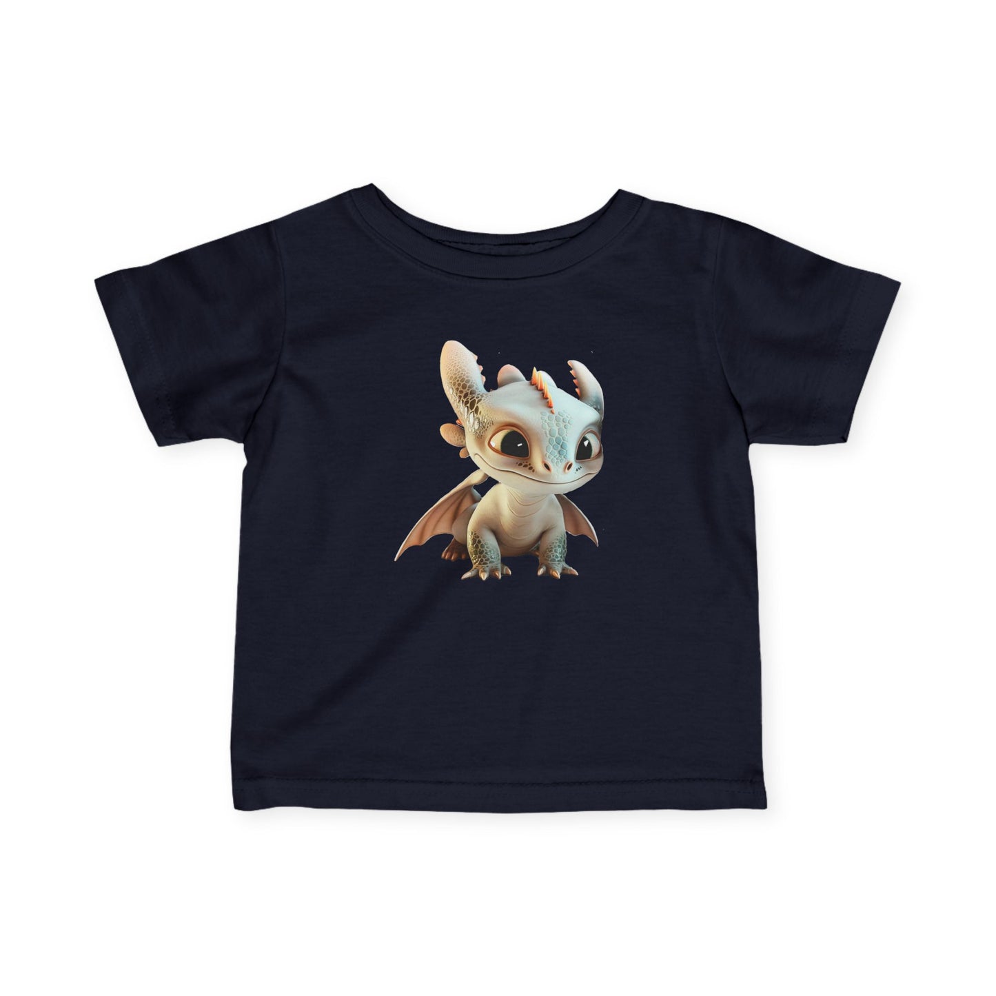 Adorable Baby Dragon Infant Fine Jersey T-Shirt - Teeny Tiny Dragons