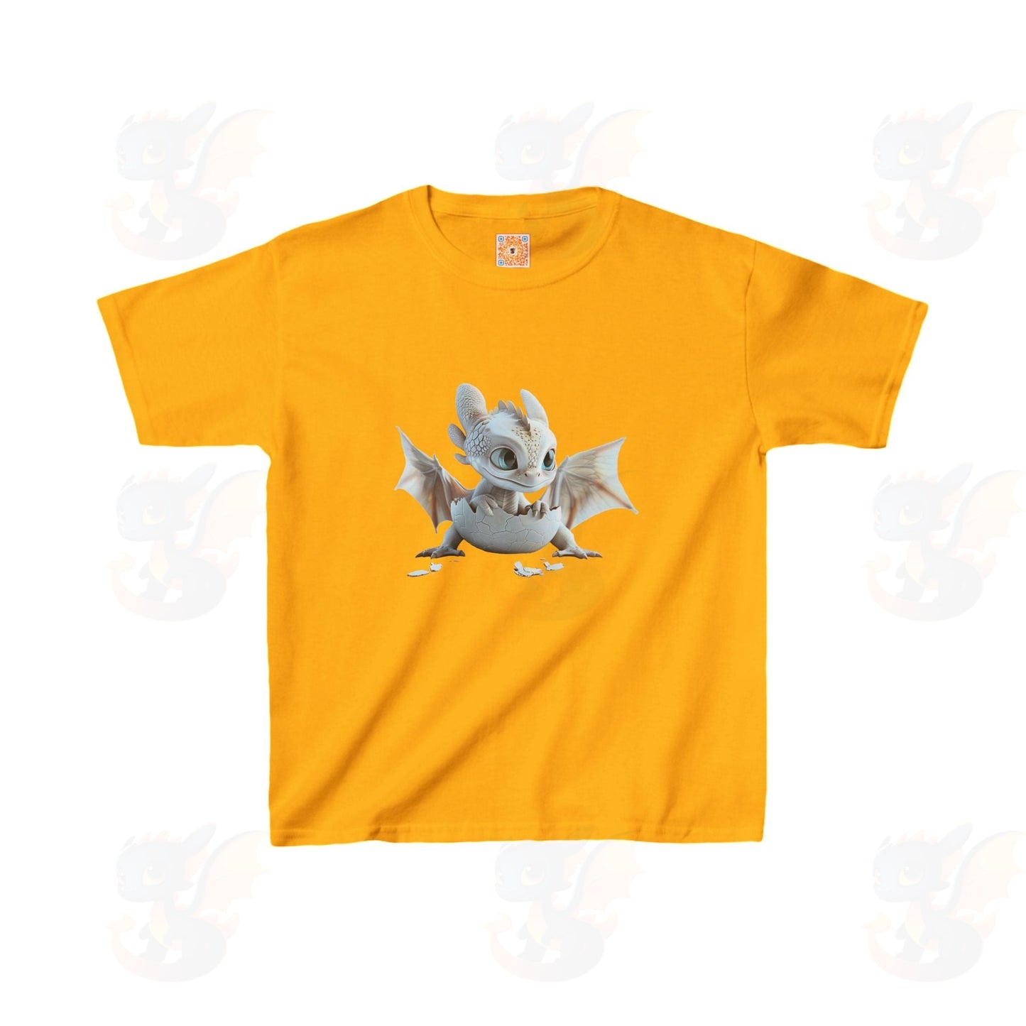 Cute Little Dragon - Kids Heavy Cotton™ T-Shirt