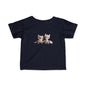 Frosty Twin Baby Dragons Infant Fine Jersey T-Shirt - Teeny Tiny Dragons